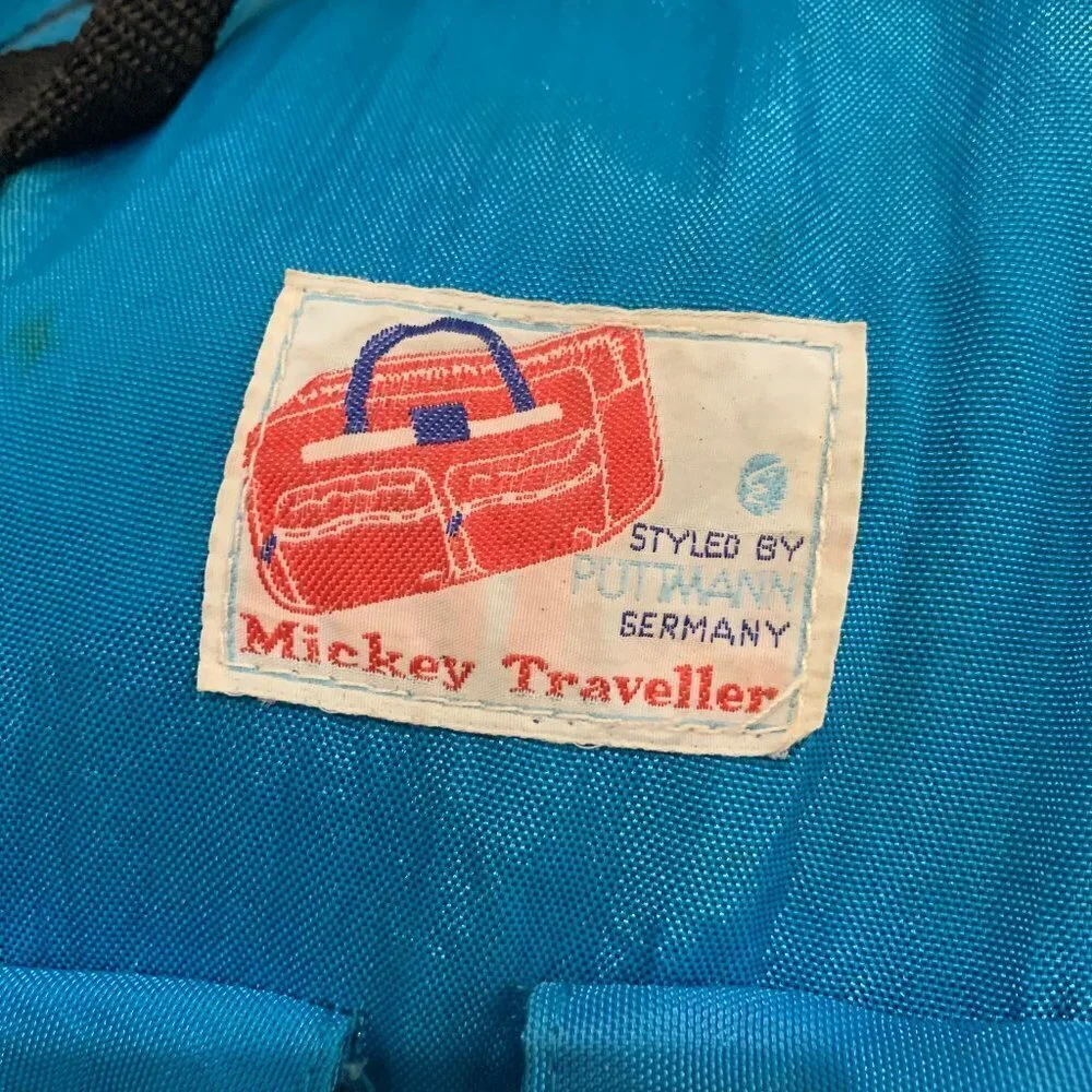 Vintage Disney Micky Mouse Duffle Bag Travel Bag